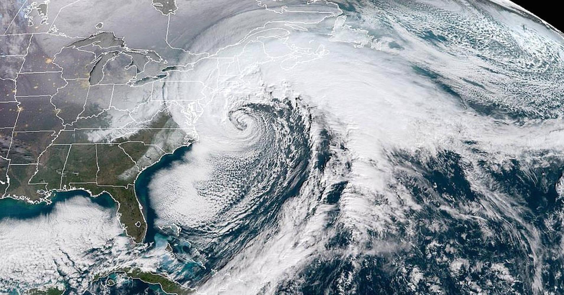 Photos: NASA Took Pictures Of The Bomb Cyclone From Space And They’re ...