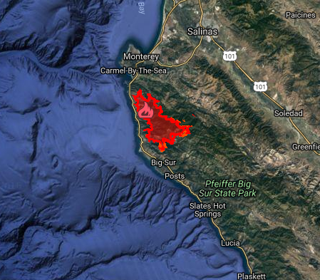 Interactive Map: Soberanes Fire | Climate Signals