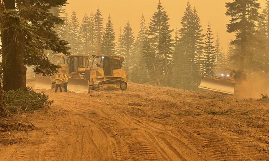 The Caldor fire on August 26, 2021. Credit: Cal Fire