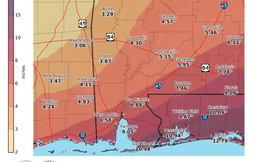 Watching potential for flooding this week in parts of Alabama | Climate ...