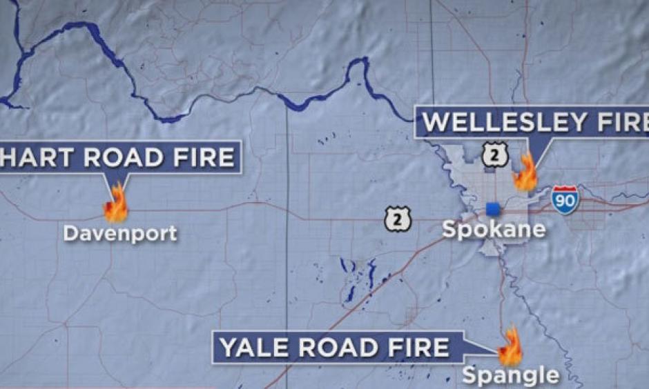 Large wildfires force mandatory evacuations near Spokane Climate Signals