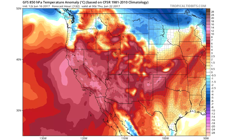 Searing, prolonged heatwave developing across much of California ...