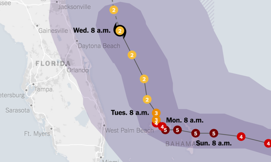 Maps: Track Hurricane Dorian’s Path  Climate Signals