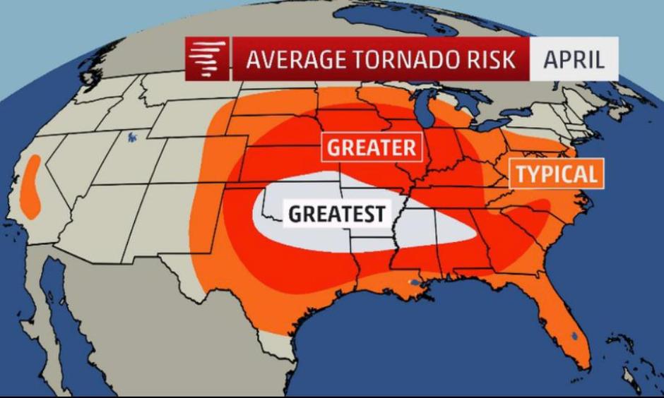 Climate Signals April's Tornadic, Dangerous Reputation