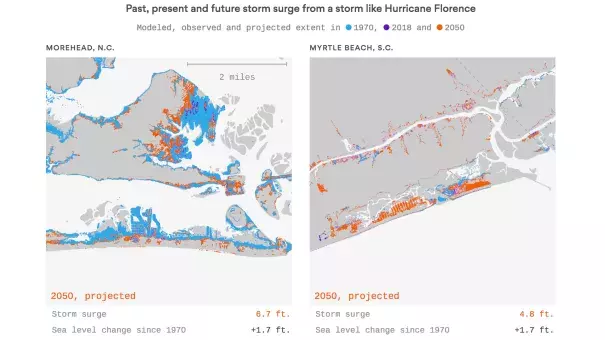 Data: First Street Foundation. Chart: Chris Canipe/Axios.