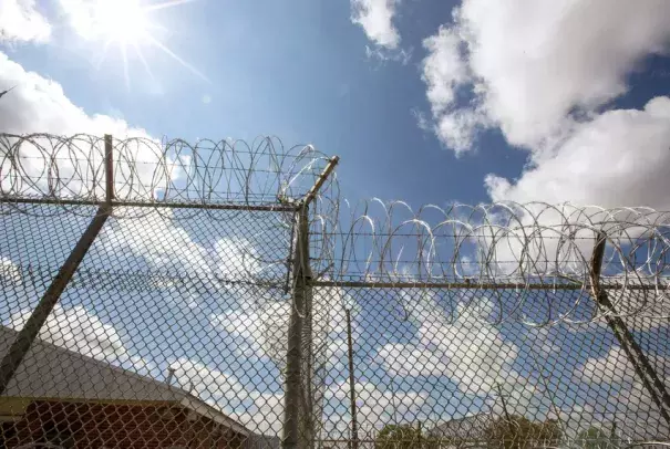 Mountain View prison in Gatesville on September 19, 2019. (Credit: Marjorie Kamys Cotera for The Texas Tribune)