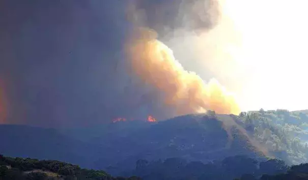 The Mendocino Complex has been burning since July 27 and topped 200,000 acres over Friday night. Photo: Bob Minenna, Lake County Publishing