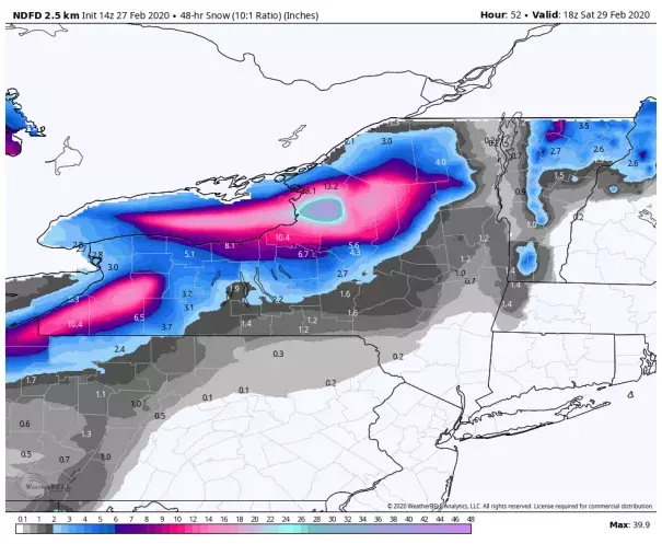 Climate change is increasing the risk of lake-effect snow 